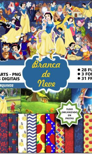 Kit Digital BRANCA DE NEVE