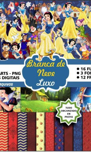 Kit Digital BRANCA DE NEVE LUXO