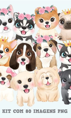 Kit Digital Cachorrinhos 1005
