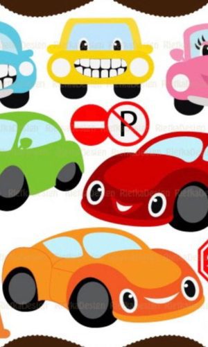 kit Digital Carro Carrinhos PNG- Scrapbook