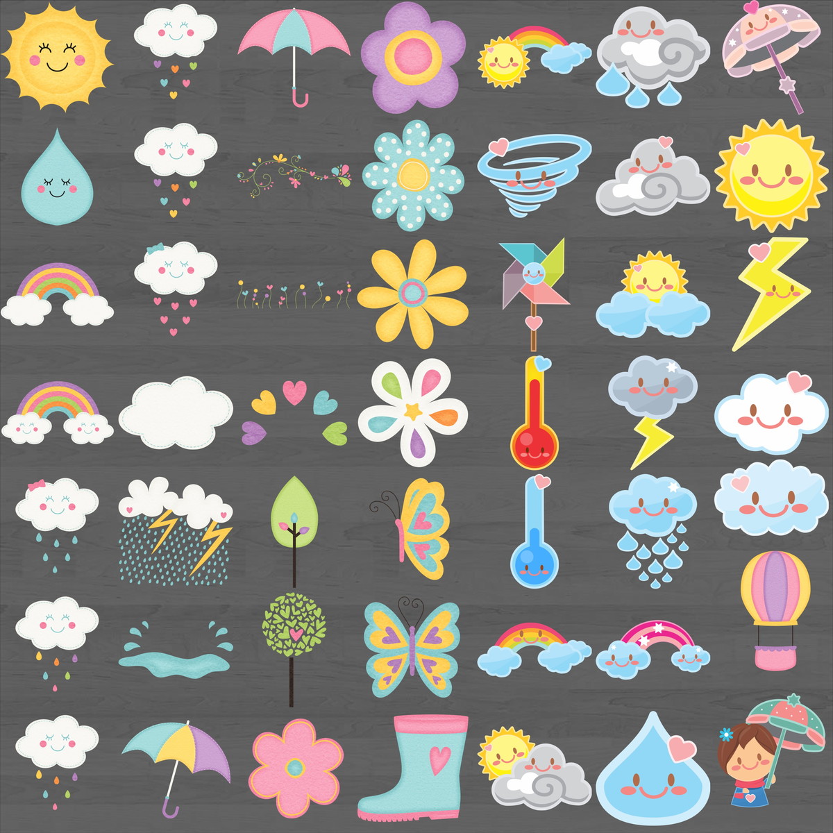 Kit Digital Chuva de Amor - Imagem 2