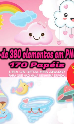 Kit Digital Chuva de Amor
