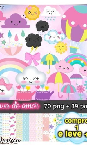 Kit Digital Chuva de Amor