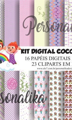 KIT DIGITAL COCOMELON MENINA