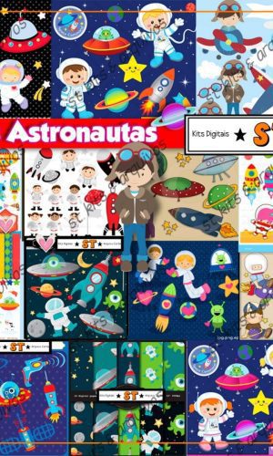 Kit Digital Coleção Astronautas