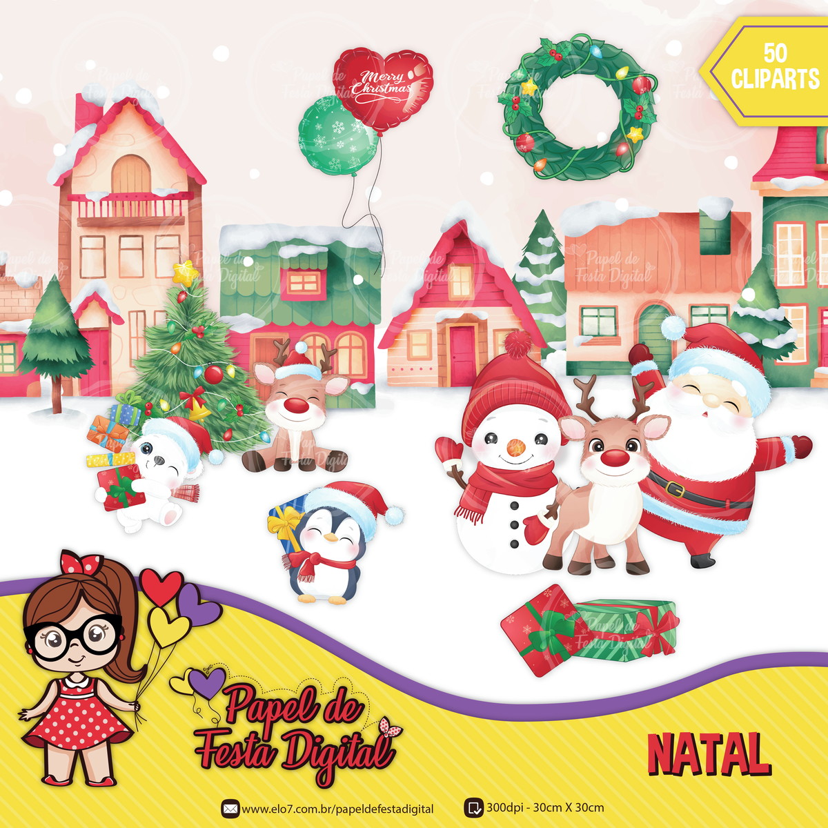Kit Digital Completo Natal