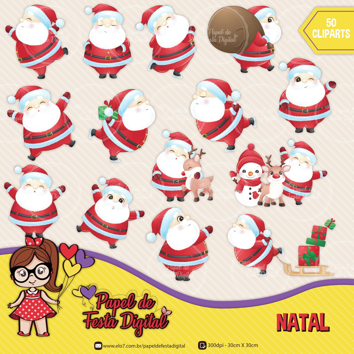 Kit Digital Completo Natal - Imagem 2