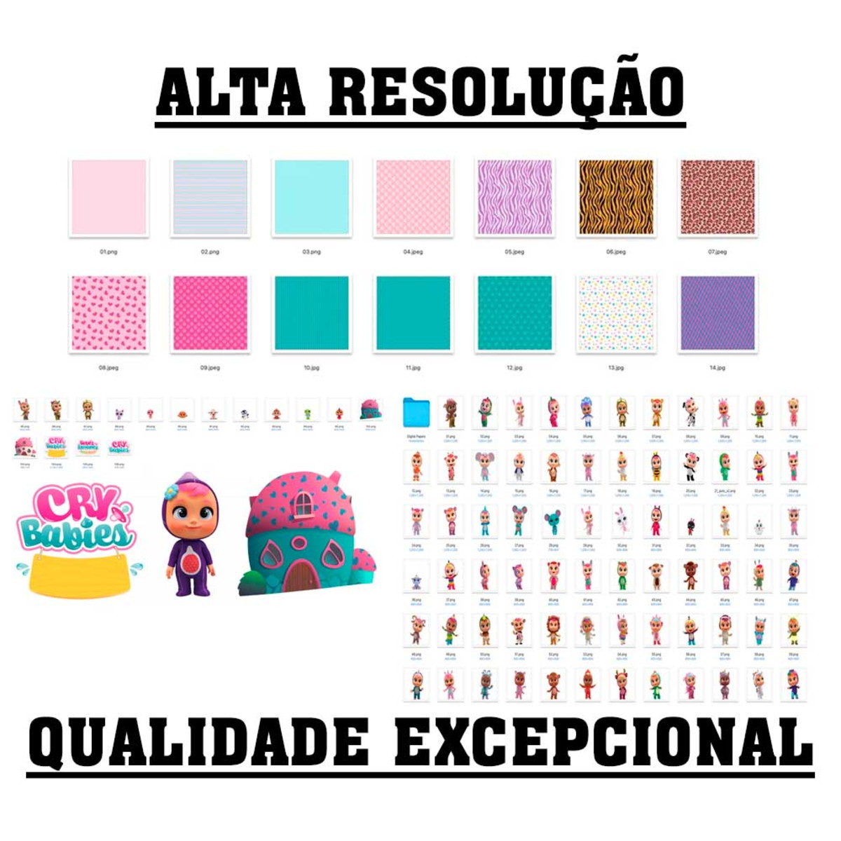 Kit Digital Cry Babies - Imagem 3