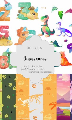 Kit digital Dinossauros
