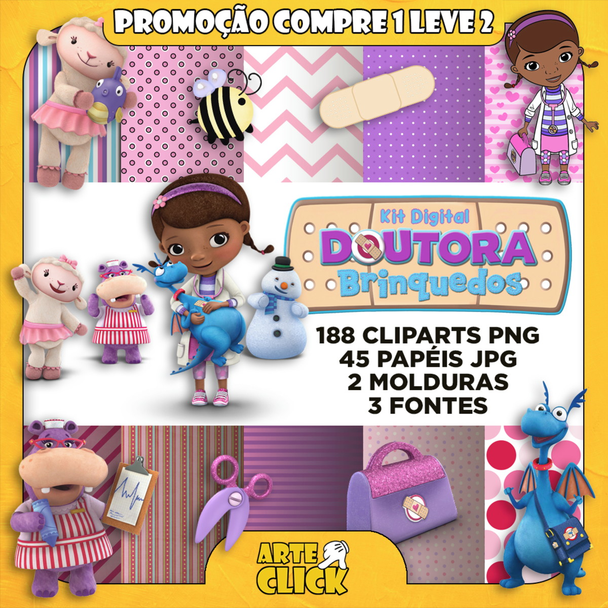 Kit Digital Doutora Brinquedos