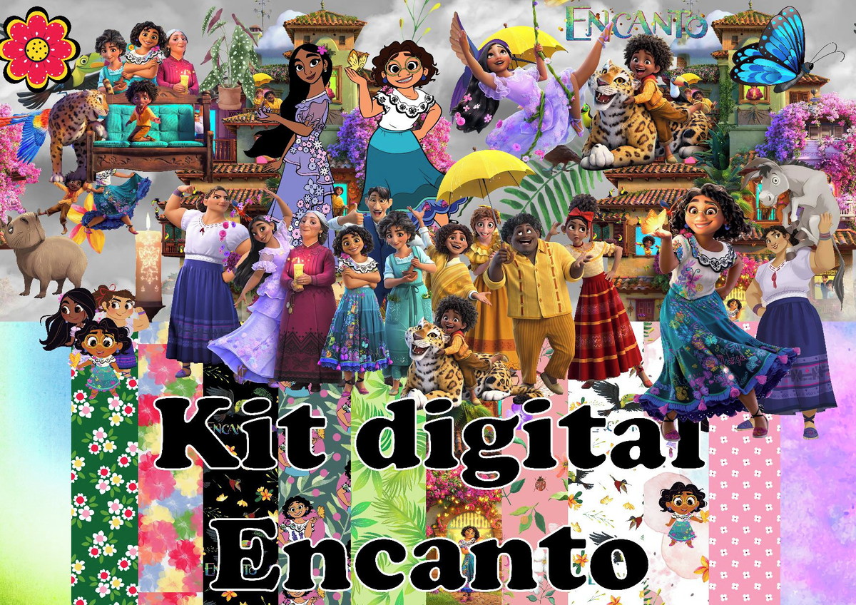 Kit Digital Encanto + 3 Arquivos de Mesmo Valor