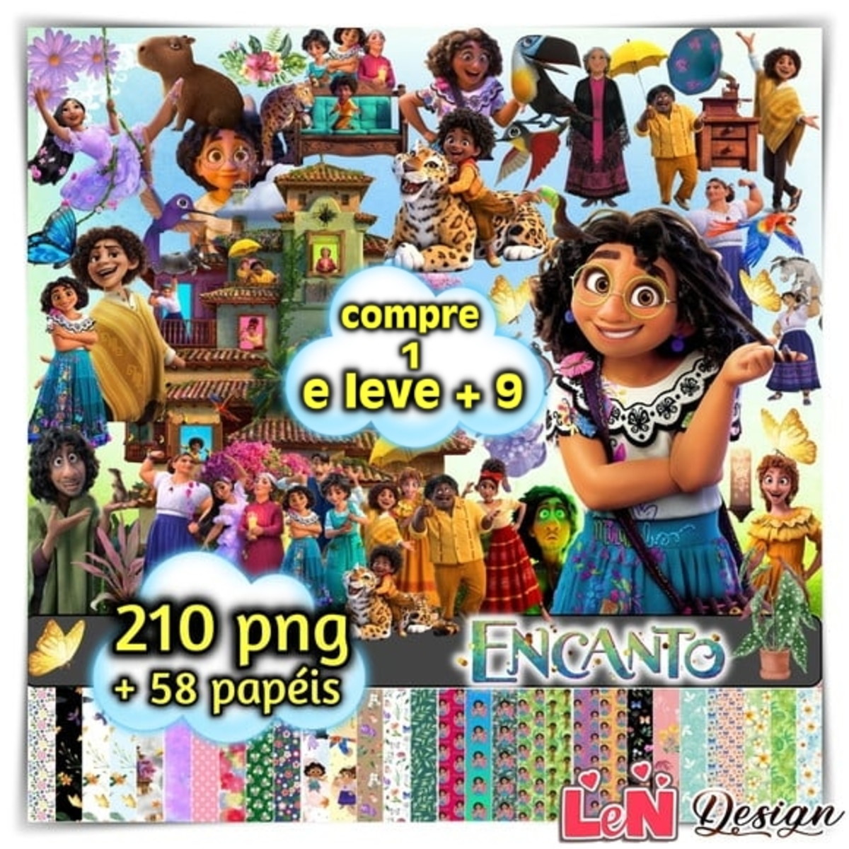 Kit Digital Encanto Disney