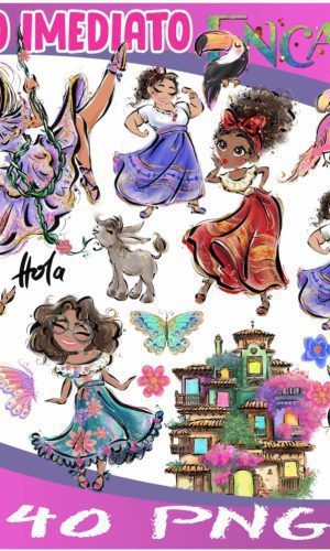 Kit Digital Encanto Glitter
