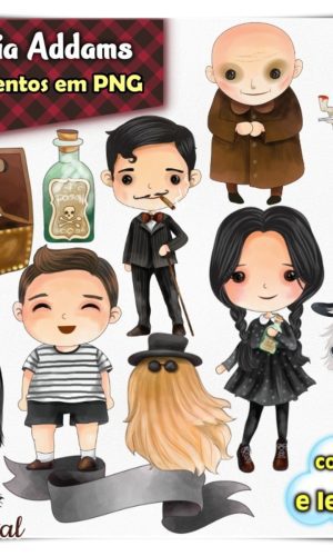 Kit Digital Família Addams