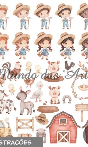 Kit Digital Fazendinha + 2 Kits de Brinde!!!