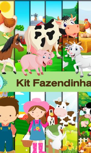Kit Digital Fazendinha +Arte
