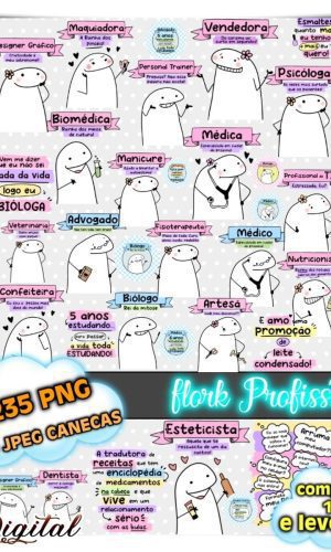 Kit Digital Flork Profissões