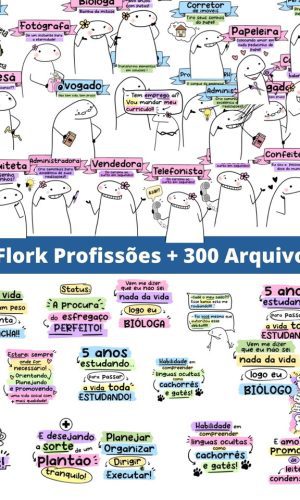 Kit Digital Flork Profissões