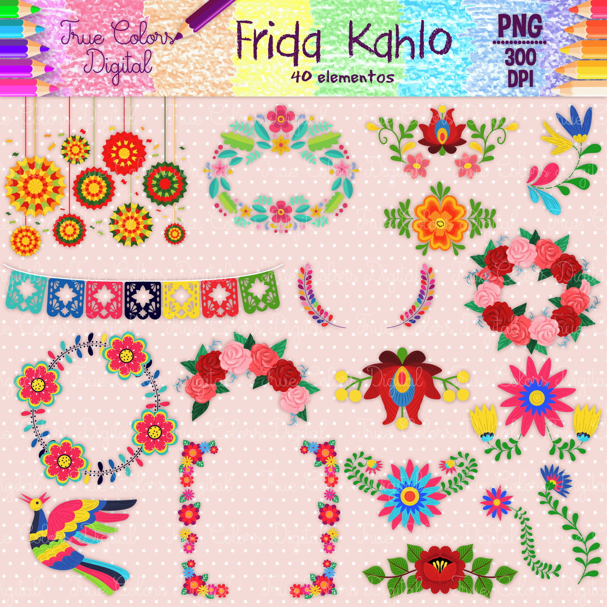 Kit Digital Frida Kahlo - Imagem 3