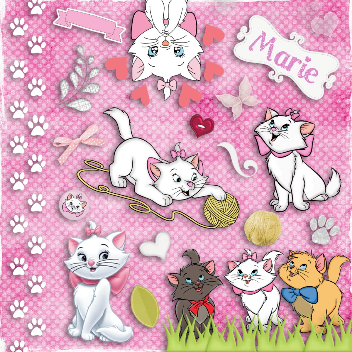 Kit Digital Gatinha Marie - Imagem 2