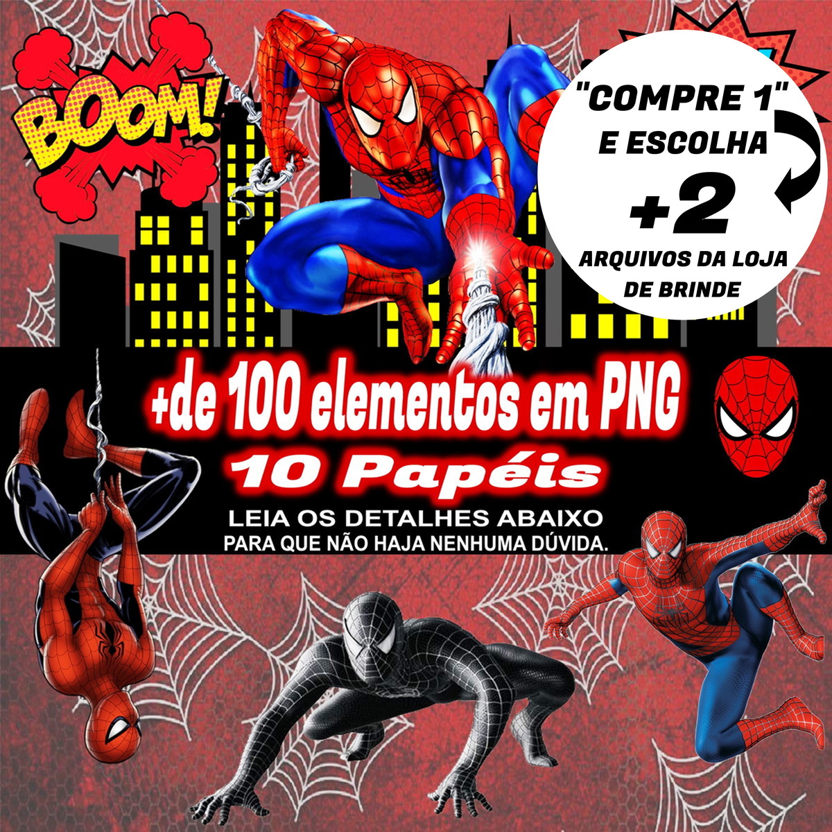 Kit Digital Homem Aranha