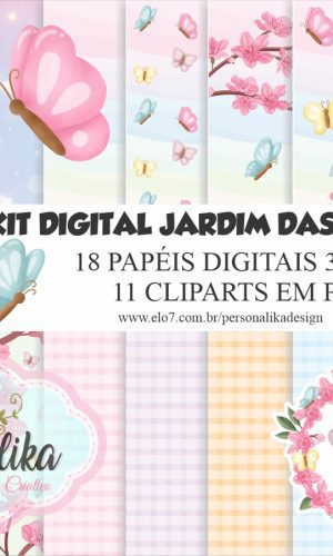 Kit Digital Jardim das Borboletas