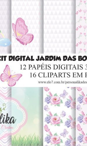 Kit Digital Jardim das Borboletas Real