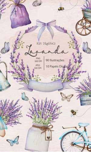 Kit Digital Lavanda #3017