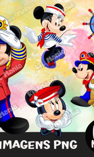 Kit Digital Mickey Marinheiro e Amigos