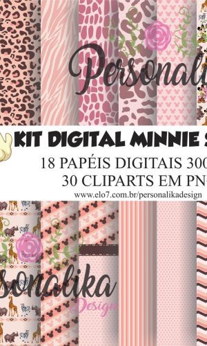 KIT DIGITAL MINNIE SAFARI