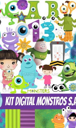 KIT DIGITAL MONSTROS S/A +MAIS UM KIT DIGITAL A SUA ESCOLHA