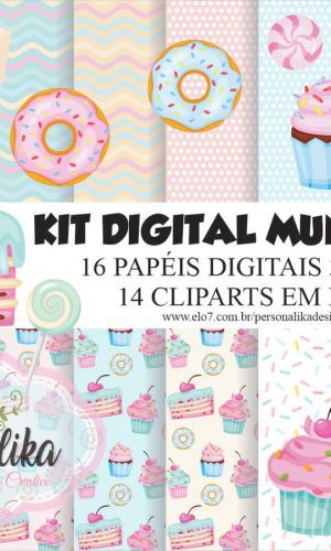 Kit Digital Mundo Doce