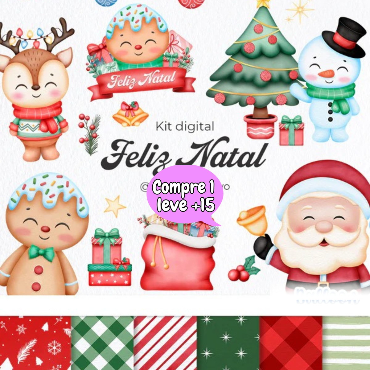 Kit Digital Natal #3560