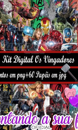 Kit Digital os Vingadores