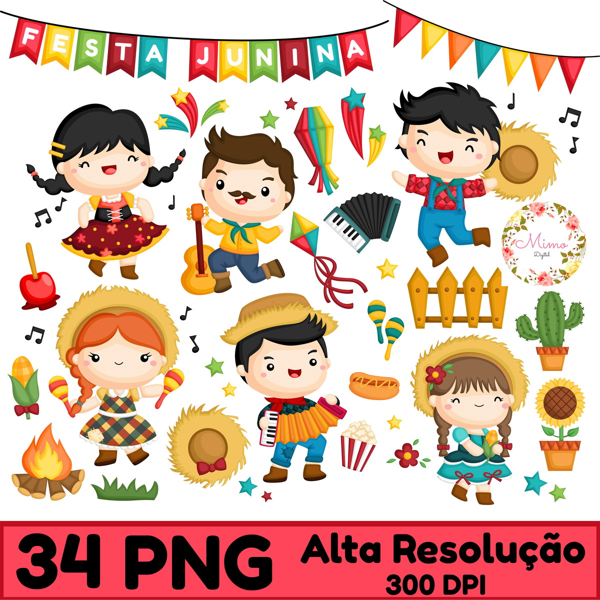 Kit Digital Junino