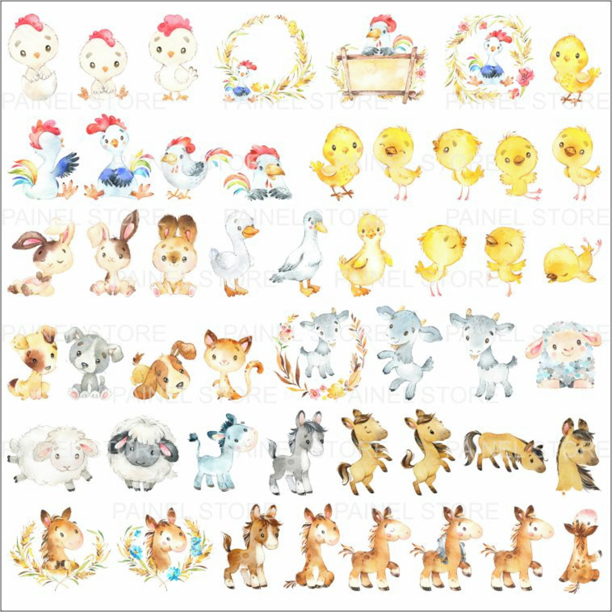 Kit Digital Premium - Fazendinha Aquarela 01 - Imagem 2