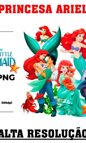 Kit Digital Princesa Ariel