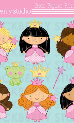 Kit digital princesas 01