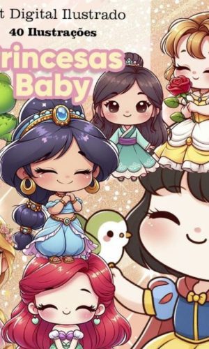 Kit Digital Princesas Baby-elementos em Png 2903