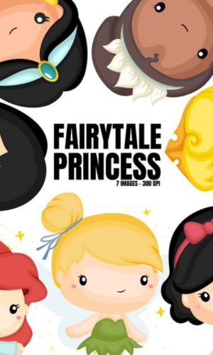 kit Digital Princesas PNG- Scrapbook