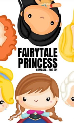 kit Digital Princesas PNG- Scrapbook