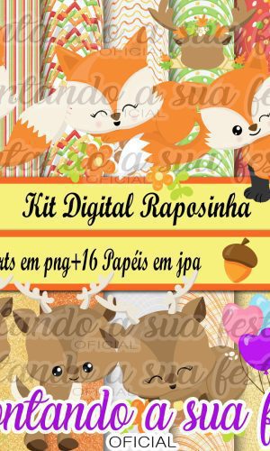 Kit Digital Raposinha