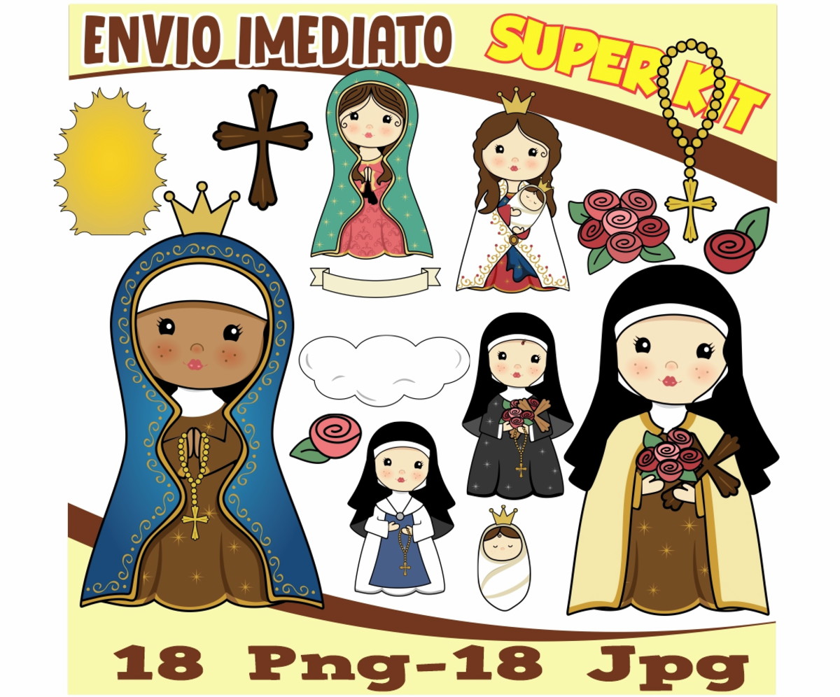 kit Digital Santinhas