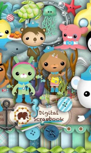Kit Digital Scrapbook Octonautas