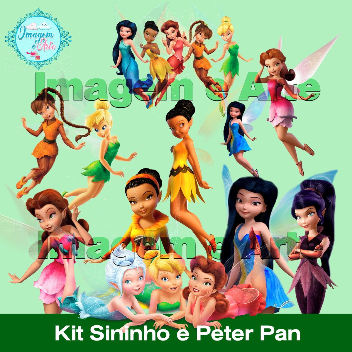 Kit Digital Sininho e Peter Pan - Imagem 2