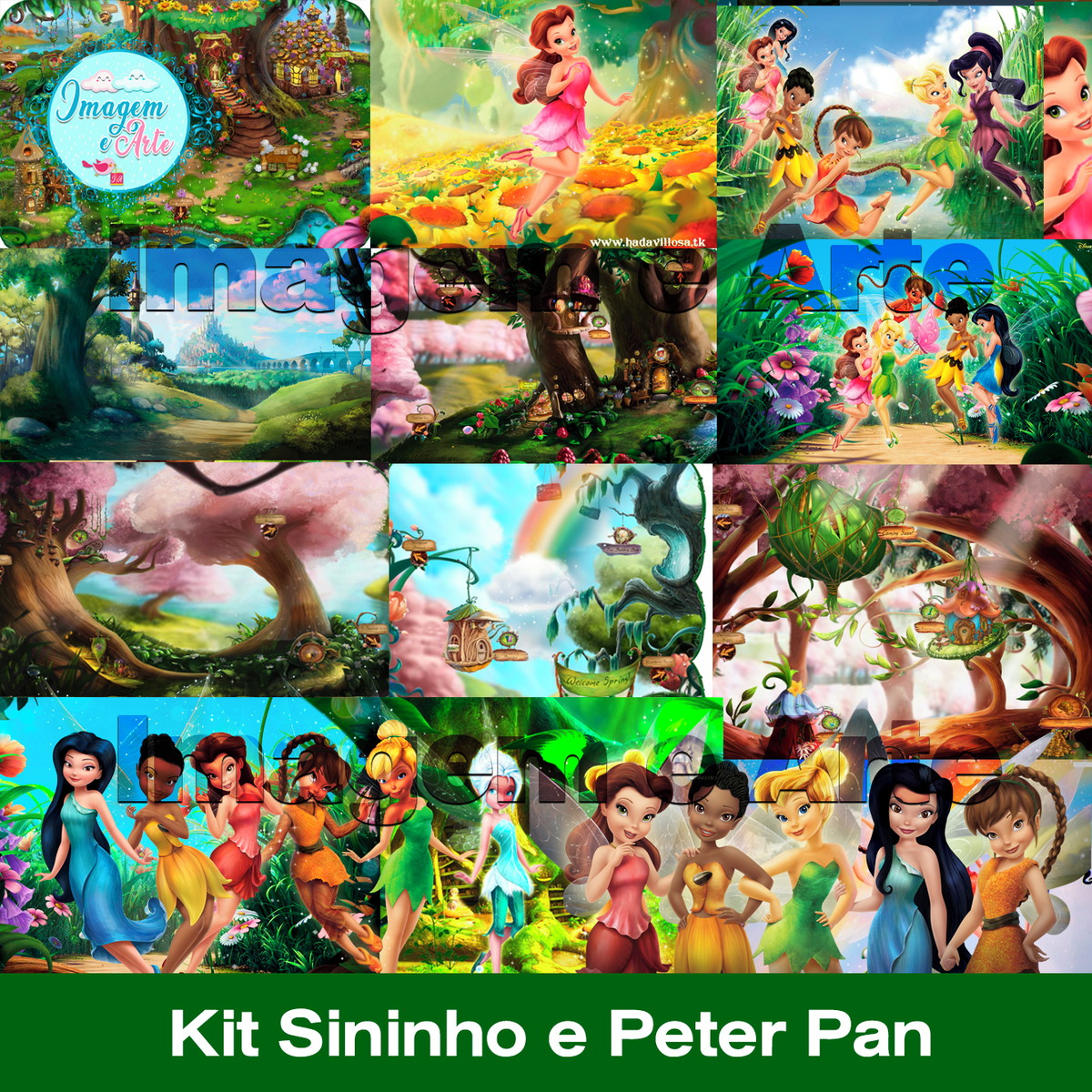 Kit Digital Sininho e Peter Pan - Imagem 3