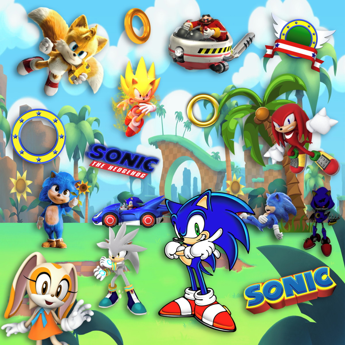 Kit Digital Sonic The Hedgehog - Imagem 2
