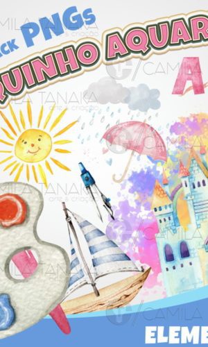 Kit Digital Toquinho Aquarela (pague 1 Leve 3)