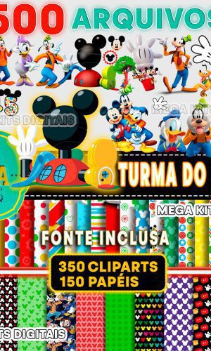 Kit Digital Turma do Mickey