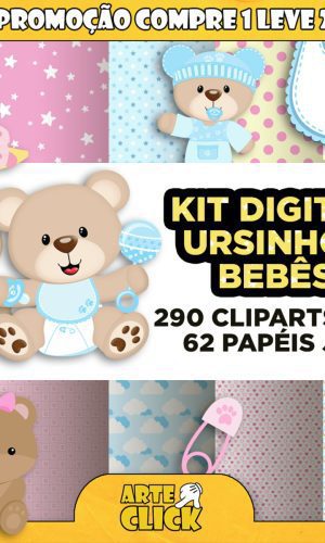 Kit Digital Ursinhos Bebês